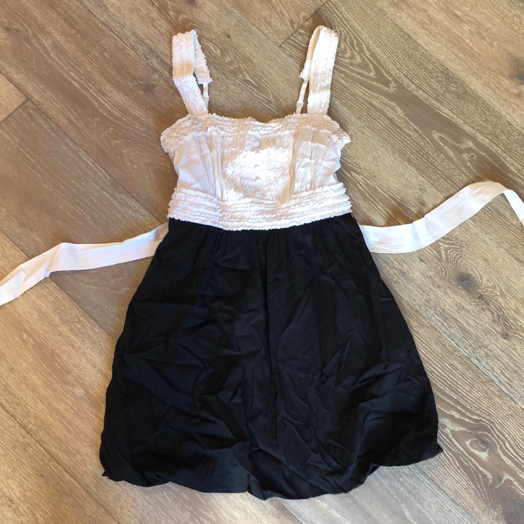 Bcbg Black And White Dress